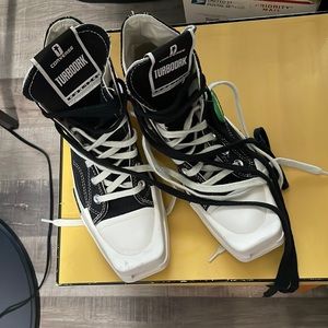 Rick Owens x converse DRKSHDW DRKSTR in black